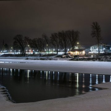 Город Гороховец зимой
